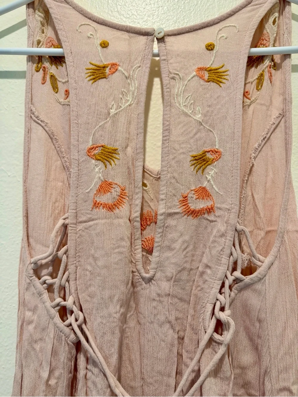 Free People lightweight embroidered